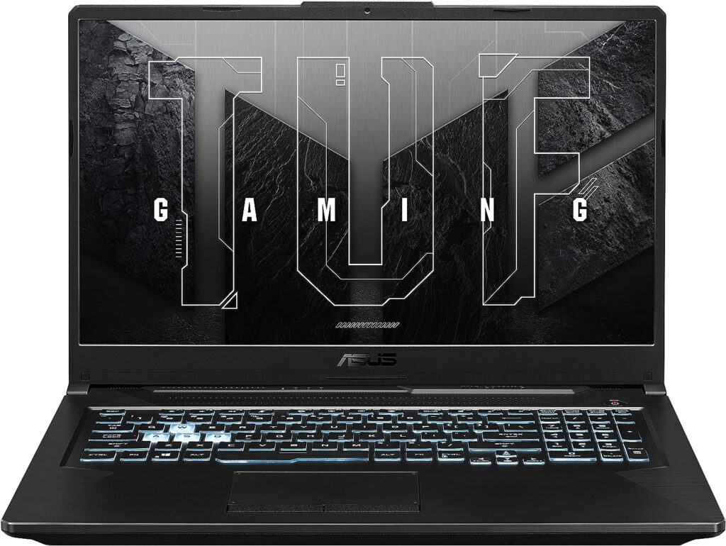 ASUS TUF F17 Gaming Laptop, 17.3  144Hz FHD IPS-Type Display, Intel Core i5-11400H Processor, GeForce RTX 3050, 8GB DDR4 RAM, 512GB PCIe SSD, Wi-Fi 6, Windows 11 Home, FX706HCB-ES51,Graphite Black