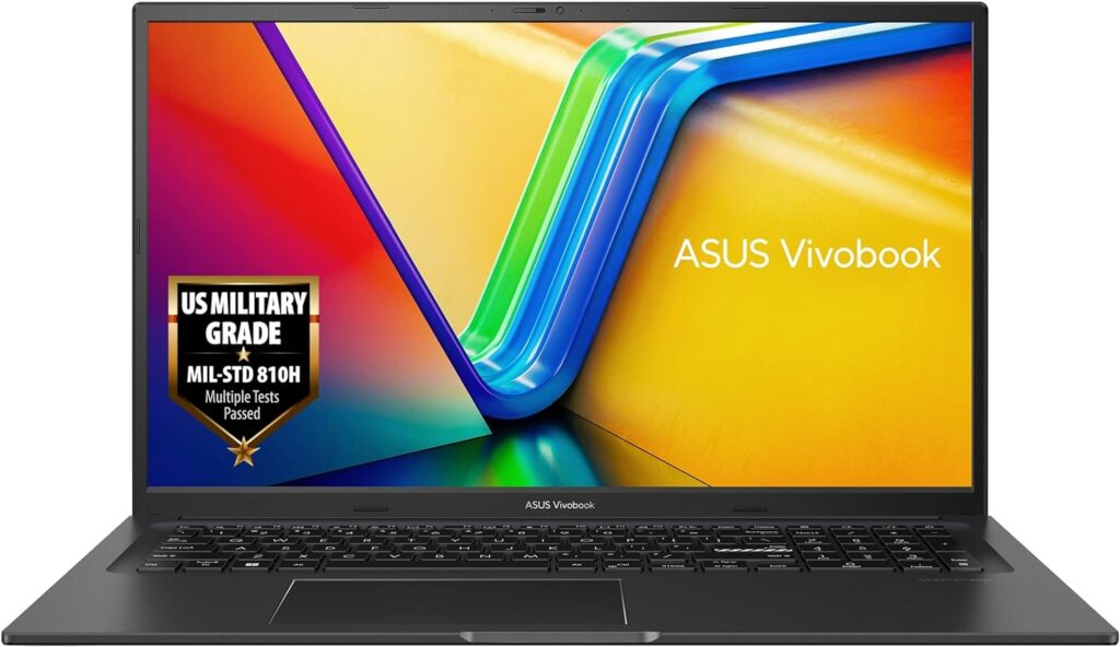 ASUS Vivobook 17X Laptop, 17.3” FHD Display, Intel Core i9-13900H CPU, 16GB RAM, 1TB SSD, Windows 11 Home, Indie Black, K3704VA-DS96