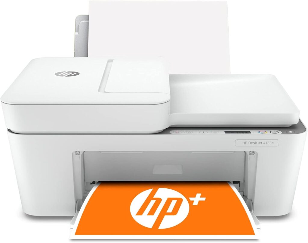 HP DeskJet 4133e All-in-One Printer with Bonus 6 Months of Instant Ink,White