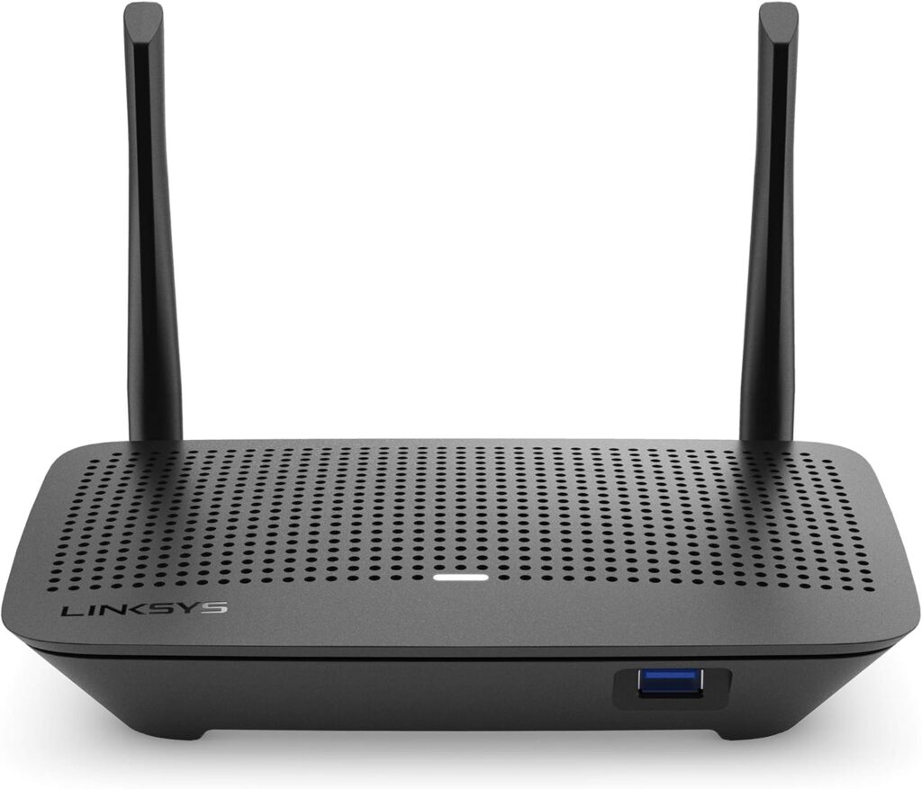 Linksys EA7300 Max-Stream: AC1750 Dual-Band Wi-Fi Router, Gigabit Ethernet Ports, 1,500 square-foot Range, 10 Devices, MU-MIMO (Black)