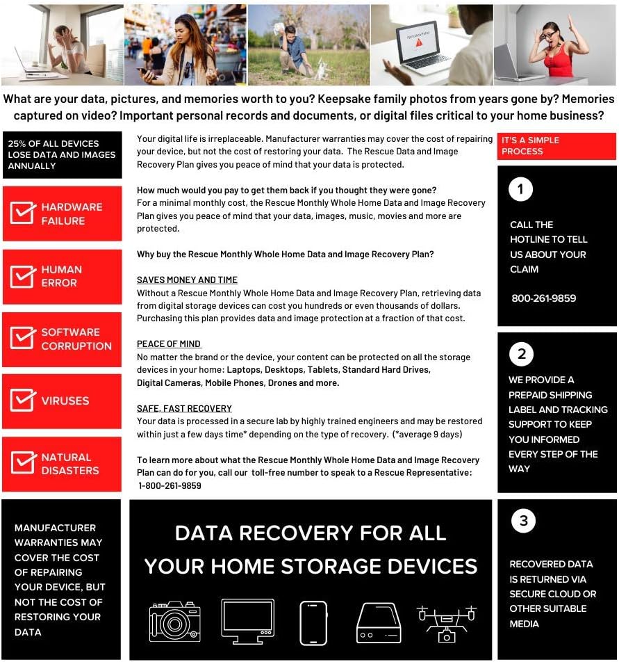 Rescue Monthly Whole Home Data and Image Recovery [Subscription]