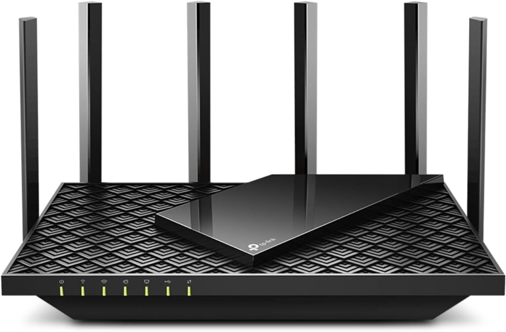 TP-Link AX6000 WiFi 6 Router(Archer AX6000) -802.11ax Wireless 8-Stream Gaming Router, 2.5G WAN, 8 Gigabit LAN Ports, MU-MIMO, 1.8GHz Quad-Core CPU, Black