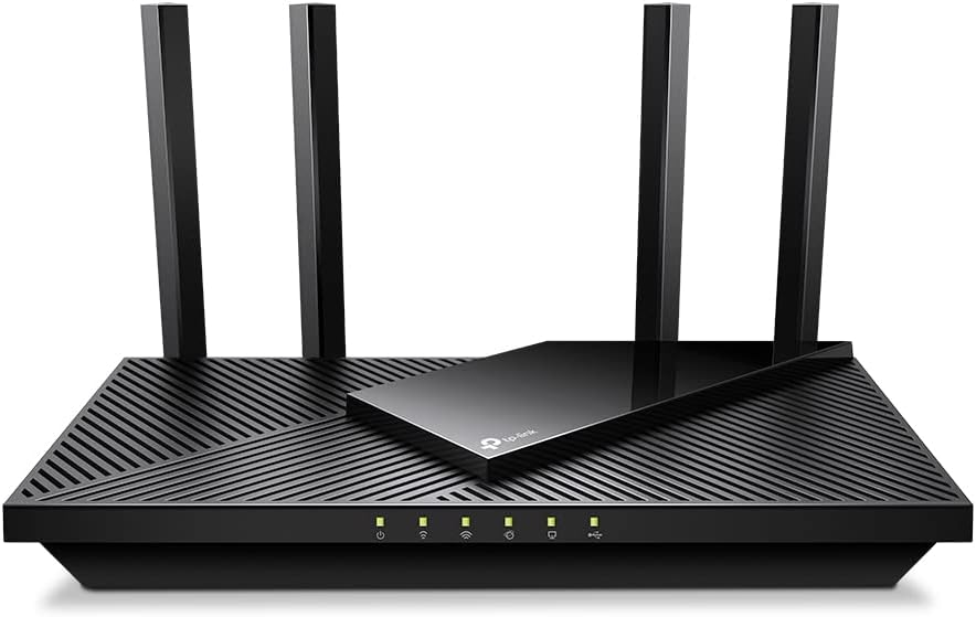 TP-Link AX3000 WiFi 6 Router (Archer AX55 Pro) - Multi Gigabit Wireless Internet Router, 1 x 2.5 Gbps USB Port, Dual Band, VPN, OFDMA, MU-MIMO, WPA3, Compatible with Alexa