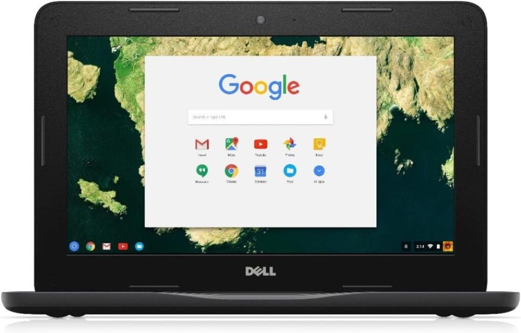 Dell Chromebook 3400 Laptop with Backlit Keyboard Renewed (4GB+16GB) Black